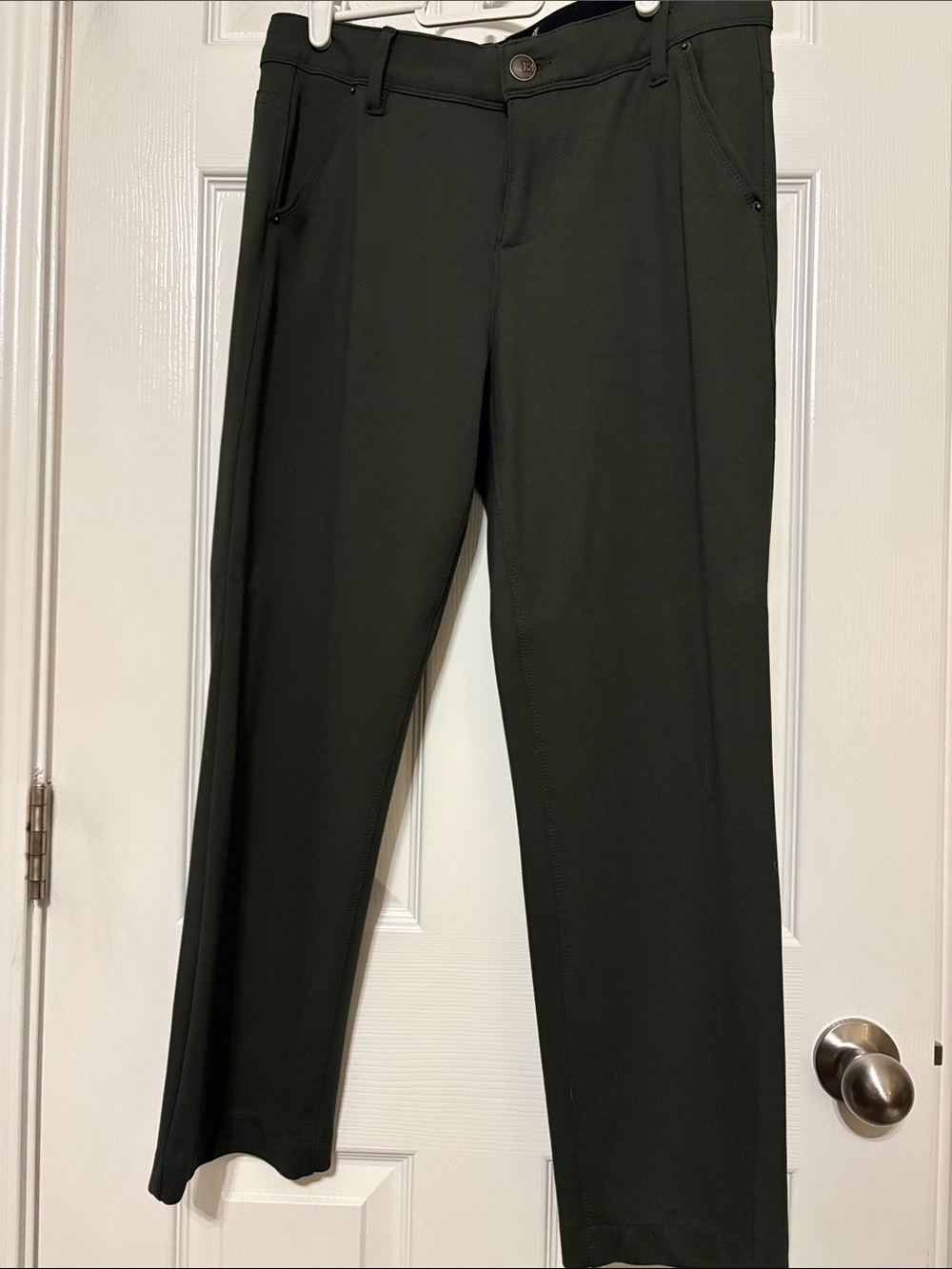 one 5 one Dark Olive Straight-Leg Pants